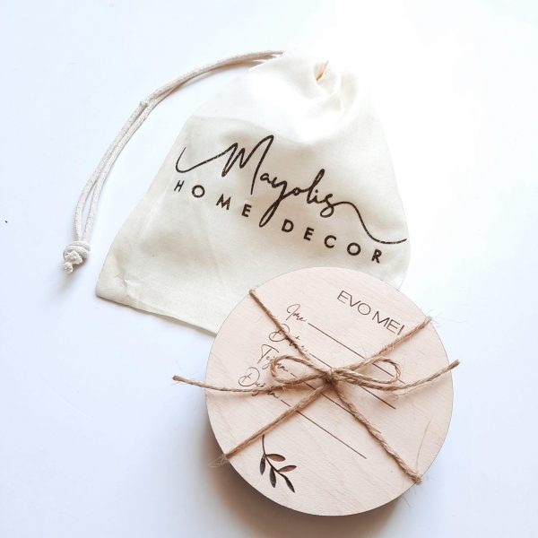 Drvene oznake - MILESTONE - botanic design HR