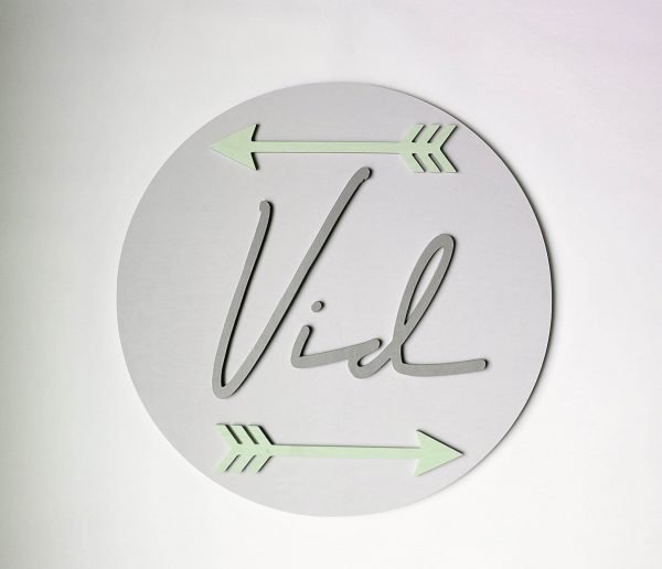 Drveni krug - STRIJELE (M – 45cm)