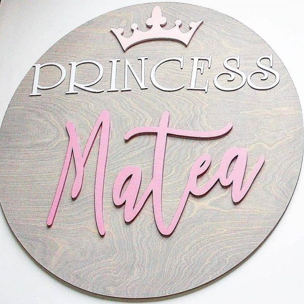 Drveni krug - KRUNA (M 45cm/L 60cm)