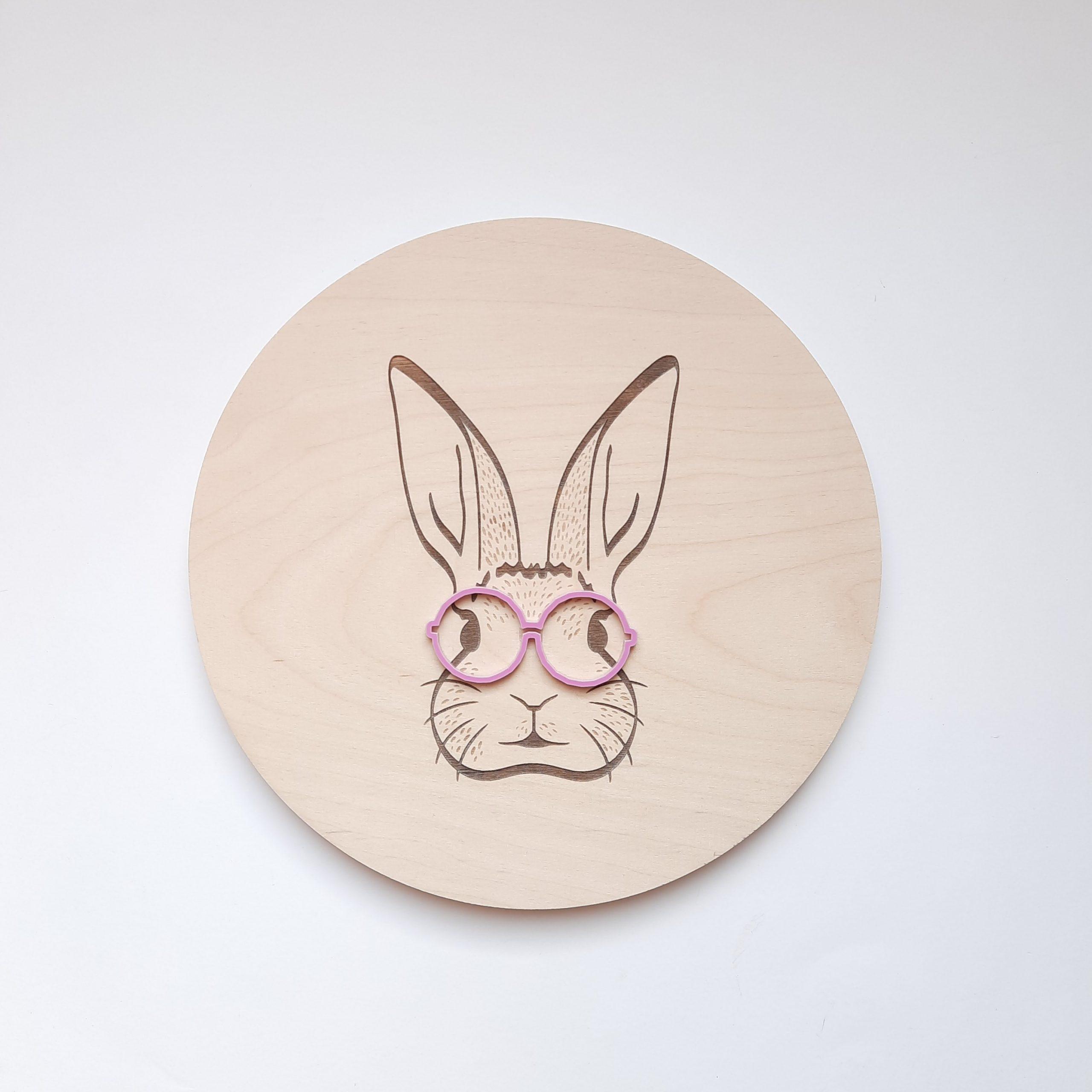 Drveni krug - HIPSTER ZEKO (XS-21cm)