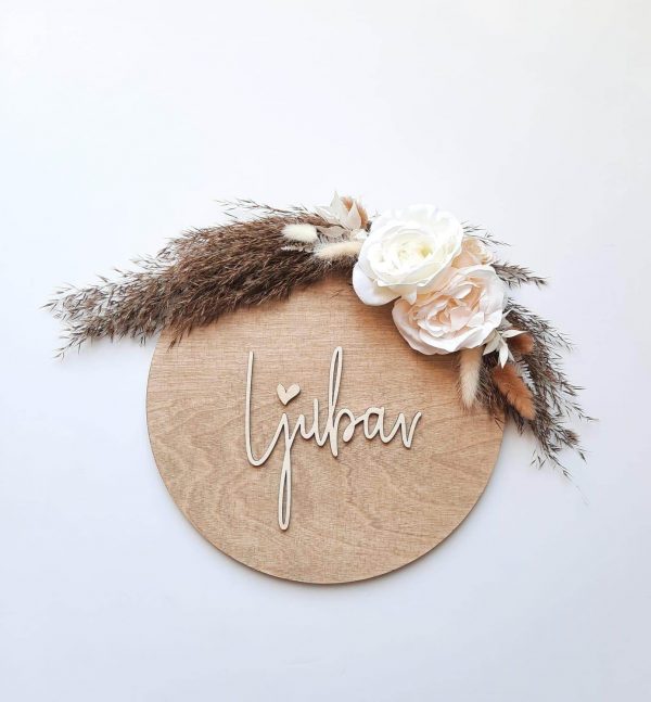 Drveni krug - KROOG™ + pampas - NA UPIT