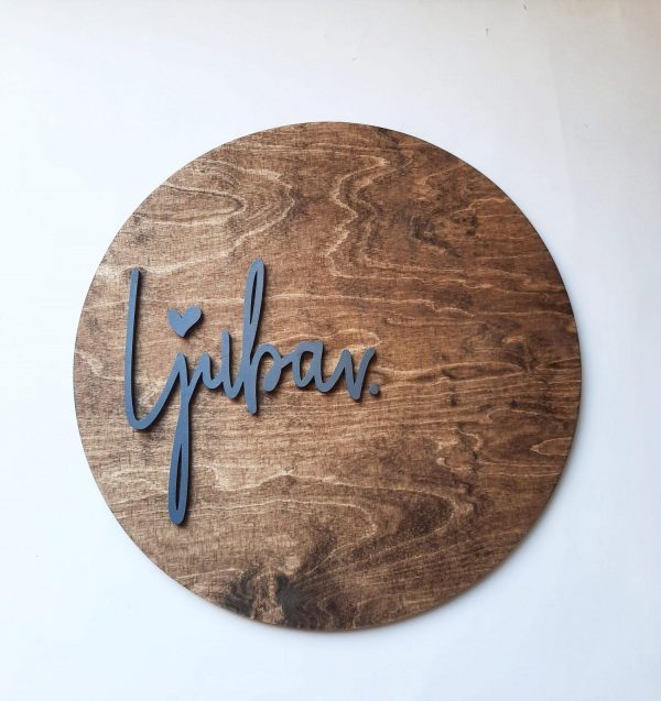 Drveni krug - KROOG™ LJUBAV