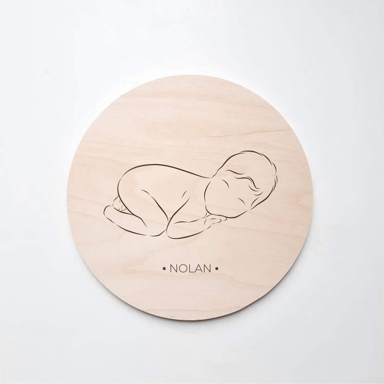 Drveni krug - KROOG™ s ilustracijom